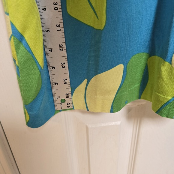 Lilly Pullitzer Leaf Resort 70's Inspired Sequins V-Neck Bell Sleeve Dress Large - Picture 5 of 7